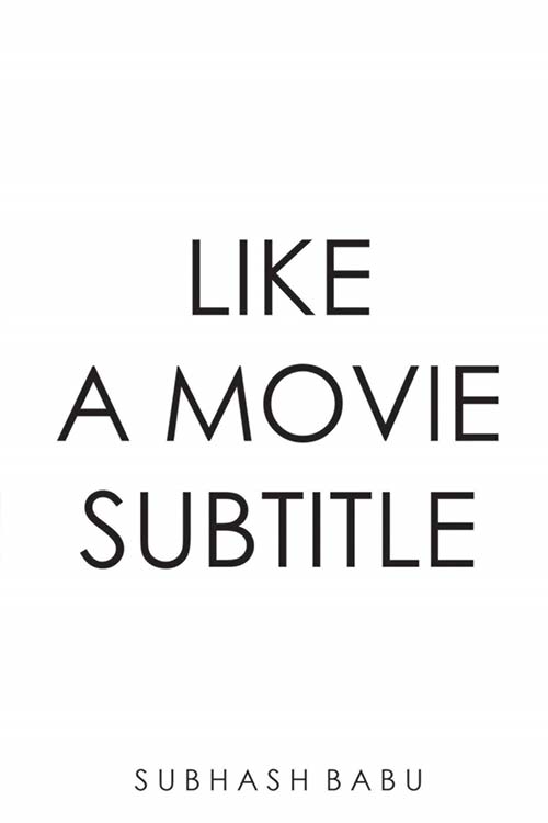 غلاف كتاب Like a Movie Subtitle