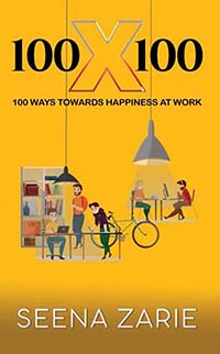 غلاف كتاب 100 X 100 : 100 Ways Towards Happiness At Work