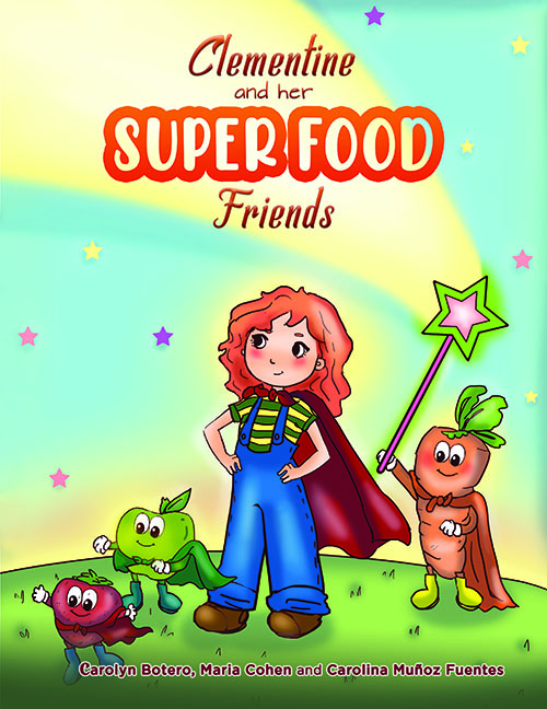 غلاف كتاب Clementine and her SUPER FOOD Friends