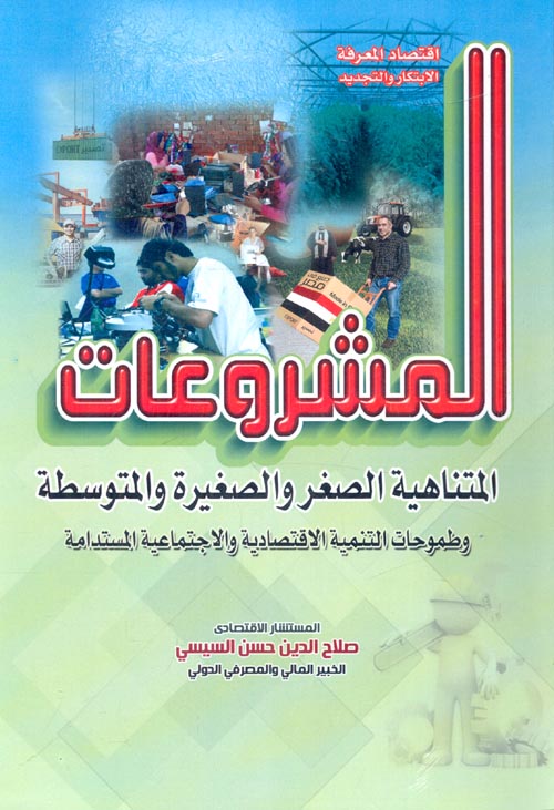 غلاف كتاب المشروعات المتناهية الصغر والصغيرة والمتوسطة وطموحات التنمية الاقتصادية والاجتماعية المستدامة