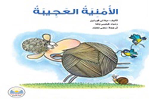 غلاف كتاب الأمنية العجيبة